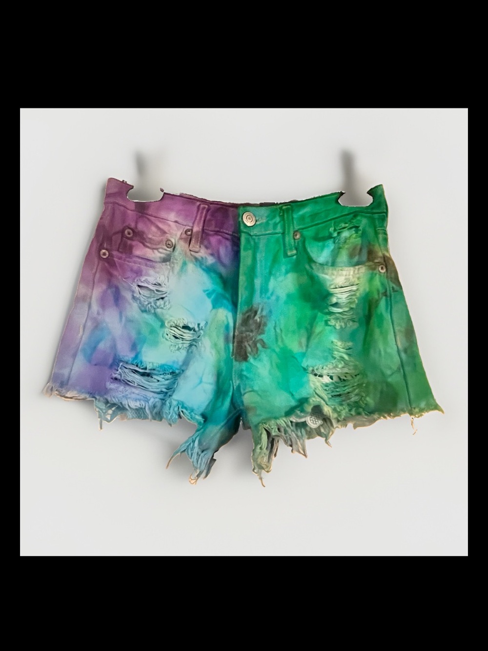 Aeropostale Tie-Dye Distressed Women’s Shorts